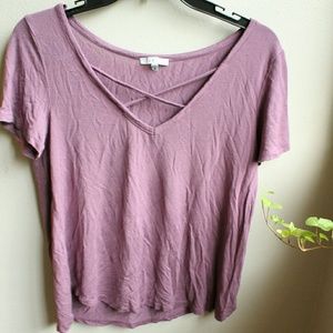 Muted purple shirt